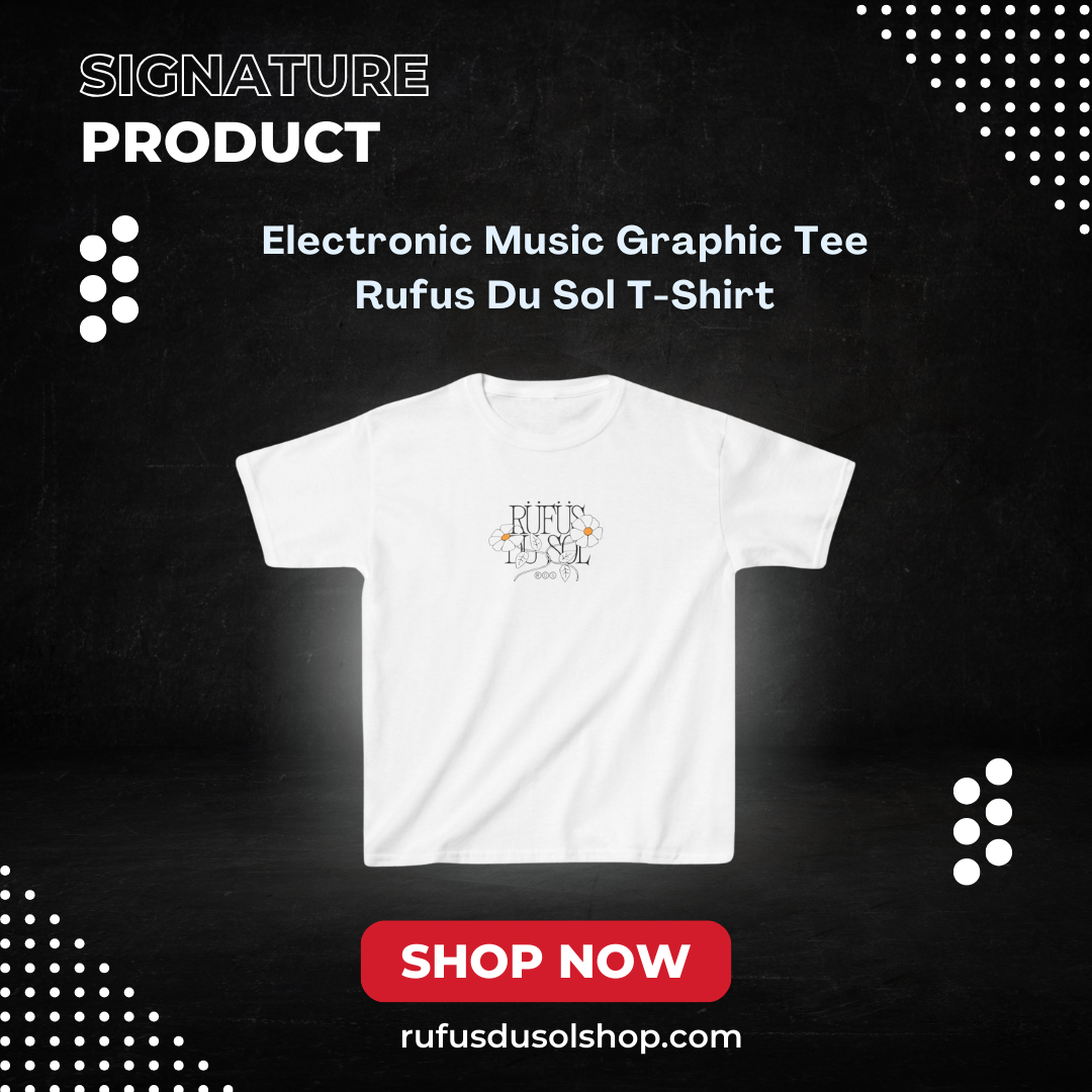 Electronic Music Graphic Tee NTAN2101 Rufus Du Sol T-Shirt